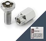 LS Болт секретный M12x1,25 36/23, конус, 4+1 ключ, штамп, CH, JN-615 S032956