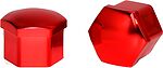 LS Комплект пластиковых колпачков hex21, blister 20+1, RED, JN-9966 LS S036171