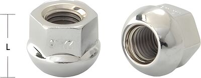 Китай Гайка M12x1,25 (18) hex19 сфера R12, открытая CH (КИТАЙ) H-226S S045542