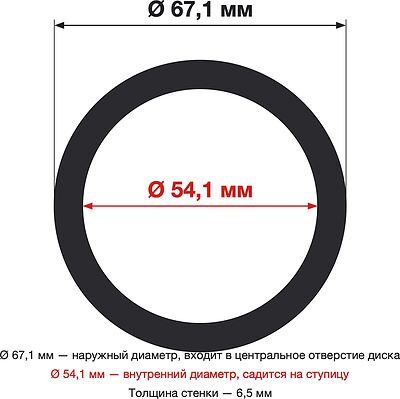 LS LS 67,1-54,1 пластиковое S045746
