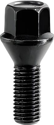 LS Slik Болт M12x1,5 54/27, hex17, конус (J-954) черный