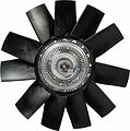 Luzar LVC 0327 вязкостная муфта вентилятора с крыльчаткой для ГАЗель Next с двигателем УМЗ-А274 EvoTech 2.7