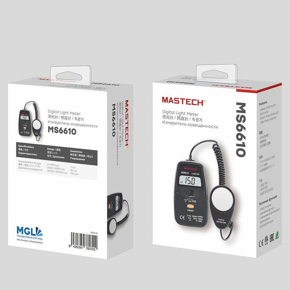 Mastech 13-1215 Люксметр MS6610 MASTECH