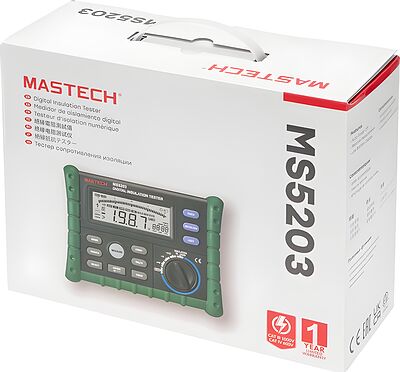 Mastech 13-1347 Измеритель сопротивления изоляции MS5203 MASTECH