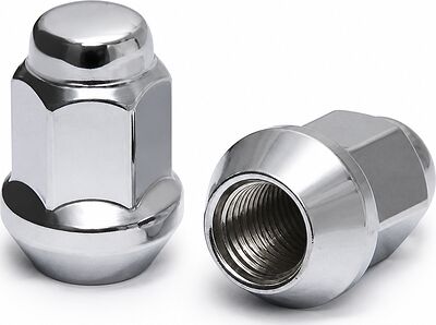 Matrix 311345 Cr гайка M12×1,5, 32 мм, CH17, конус с выступом, хром