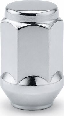 Matrix 401448 Cr гайка M14×1,5, 35 мм, CH19, конус 60° с выступом, хром