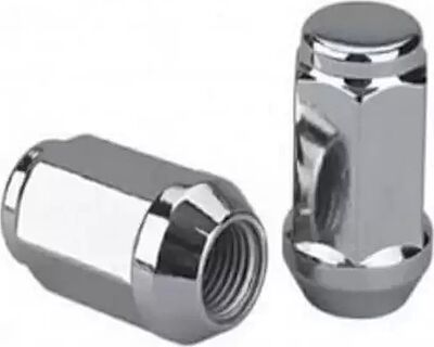 Matrix 901445 Cr гайка M12×1,5, 35 мм, CH21, конус 60° с выступом, хром