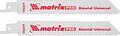 MATRIX 782001 полотна для сабельной пилы универсальные S922VF, 125 мм, шаг 1,8–2,5 мм, биметалл, 2 шт.