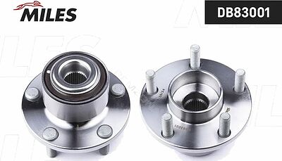 Miles DB83001 ступица передняя с подшипником Ford Focus II, C-Max (1471854)