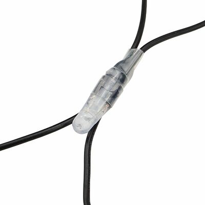 NEON-NIGHT 215-022 Гирлянда светодиодная Сеть 2х1,5м 288 LED БЕЛЫЙ/СИНИЙ черный ПВХ IP65 свечение с динамикой 230В контроллер в комплекте NEON-NIGHT 