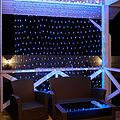 NEON-NIGHT 215-032 Гирлянда светодиодная Сеть 2,5х2,5м 432 LED БЕЛЫЙ/СИНИЙ черный ПВХ IP65 постоянное свечение 230В блок в комплекте NEON-NIGHT 