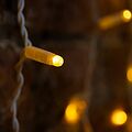NEON-NIGHT 235-111 Гирлянда светодиодная Занавес 2х1,5м 360 LED ЖЕЛТЫЙ белый ПВХ IP65 постоянное свечение 230В блок в комплекте NEON-NIGHT