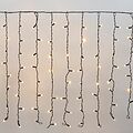 NEON-NIGHT 235-286 Гирлянда светодиодная Занавес 2х0,8м 160 LED ТЕПЛЫЙ БЕЛЫЙ черный ПВХ IP65 постоянное свечение 230В нужен блок 303-500 NEON-NIGHT