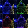 NEON-NIGHT 245-309 Гирлянда светодиодная Занавес 2х1,5м 300 LED RGB прозрачный ПВХ IP65 для свечения с динамикой 230В нужен контроллер 245-908 NEON-NIGHT