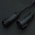 NEON-NIGHT 245-408 Гирлянда светодиодная Нить 10м 100 LED RGB черный ПВХ IP65 свечение с динамикой 230В соединяется NEON-NIGHT нужен контроллер 245-908