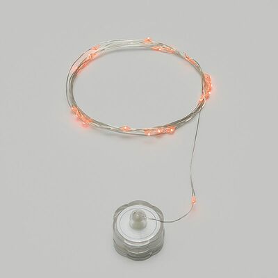 NEON-NIGHT 303-002 Гирлянда светодиодная Роса 2м, 20LED, КРАСНЫЙ, IP20, 2хCR2032 в комплекте NEON-NIGHT