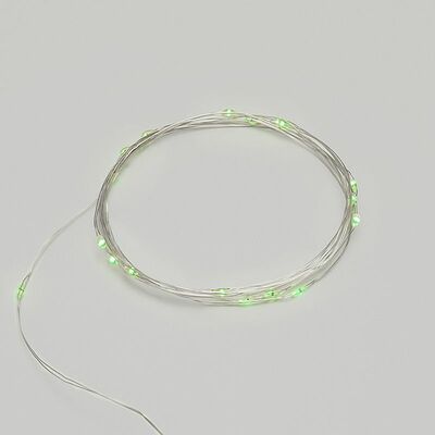 NEON-NIGHT 303-008 Гирлянда светодиодная Роса 2м, 20LED, ЗЕЛЕНЫЙ, IP20, 2хCR2032 в комплекте NEON-NIGHT