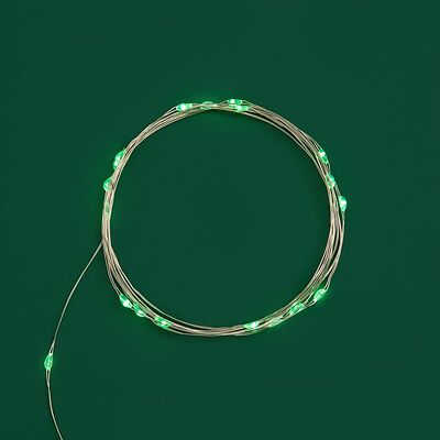 NEON-NIGHT 303-008 Гирлянда светодиодная Роса 2м, 20LED, ЗЕЛЕНЫЙ, IP20, 2хCR2032 в комплекте NEON-NIGHT