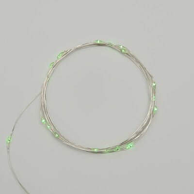 NEON-NIGHT 303-008 Гирлянда светодиодная Роса 2м, 20LED, ЗЕЛЕНЫЙ, IP20, 2хCR2032 в комплекте NEON-NIGHT