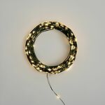 NEON-NIGHT 303-276 Гирлянда светодиодная Роса с контроллером 30м, 300LED, ТЕПЛЫЙ БЕЛЫЙ, IP20, 230В, зеленый провод NEON-NIGHT