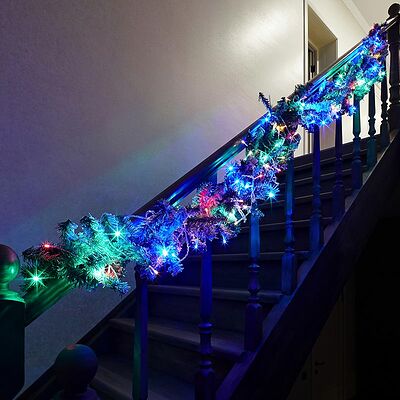 NEON-NIGHT 303-309 Гирлянда Твинкл-Лайт 20 м, прозрачный ПВХ, 160 LED, цвет мультиколор