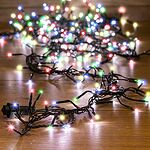 NEON-NIGHT 303-629 Гирлянда Кластер LED 3 м, темно-зеленый ПВХ IP20, 288 диодов, цвет мультиколор