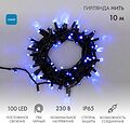 NEON-NIGHT 305-173 Гирлянда светодиодная Нить 10м 100 LED СИНИЙ черный ПВХ IP65 постоянное свечение 230В соединяется нужен блок 303-500 NEON-NIGHT NEON-NIGHT 305-173 Гирлянда светодиодная Нить 10м 100 LED СИНИЙ черный ПВХ IP65 постоянное свечение 230В соединяется нужен блок 303-500 NEON-NIGHT