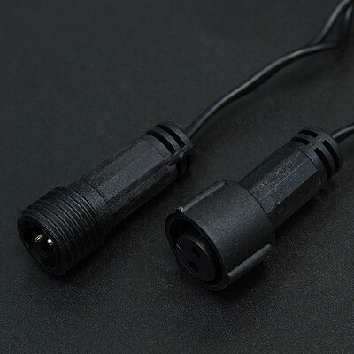NEON-NIGHT 305-179 Гирлянда светодиодная Нить 10м 100 LED МУЛЬТИКОЛОР черный ПВХ IP65 постоянное свечение 230В соединяется нужен блок 303-500 NEON-NIGHT