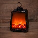 NEON-NIGHT 511-034 Светодиодный камин Лофт USB с эффектом живого огня 17х10х24.5 см NEON-NIGHT