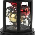 NEON-NIGHT 513-061 Декоративный фонарь с шариками 12х12х20,6 см, черный корпус, теплый белый цвет свечения NEON-NIGHT