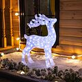 NEON-NIGHT 513-280 Акриловая светодиодная фигура Олень 50х25х75 см, IP65, понижающий трансформатор в комплекте NEON-NIGHT NEON-NIGHT 513-280 Акриловая светодиодная фигура Олень 50х25х75 см, IP65, понижающий трансформатор в комплекте NEON-NIGHT