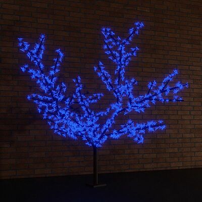 NEON-NIGHT 531-103 Светодиодное дерево Сакура, высота 1,5м, диаметр кроны 1,8м, синие светодиоды, IP 65, понижающий трансформатор в комплекте NEON-NIGHT