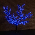 NEON-NIGHT 531-123 Светодиодное дерево Сакура, высота 2,4м, диаметр кроны 2,0м, синие светодиоды, IP 65, понижающий трансформатор в комплекте NEON-NIGHT