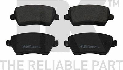 NK 222258 колодки тормозные дисковые Renault Logan, Duster, Lada Largus, Vesta, XRAY (410608481R)