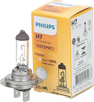 PHILIPS Лампа PHILIPS Н7 55 ВТ PR+30 (12972) H7 55W+30% Premium (853921300, 12972PRC1)