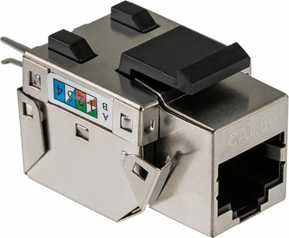 REXANT 02-0072 Модуль Keystone Jack RJ-45(8P8C), FTP экранированный, CAT 5e, тип 90 градусов REXANT PRO