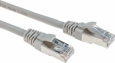 REXANT 02-0110-05 Патч-корд F/UTP, CAT 5e, RJ45-RJ45, 26AWG, LSZH, серый, 0,5м REXANT