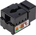 REXANT 02-0255 Модуль Keystone Jack RJ-45(8P8C), UTP неэкранированный, CAT 6, тип 90 градусов, черный REXANT PRO REXANT 02-0255 Модуль Keystone Jack RJ-45(8P8C), UTP неэкранированный, CAT 6, тип 90 градусов, черный REXANT PRO
