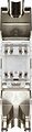 REXANT 02-0261 Модуль Keystone Jack RJ-45(8P8C), FTP экранированный, CAT 6, тип 180 градусов, самозажимной REXANT PRO REXANT 02-0261 Модуль Keystone Jack RJ-45(8P8C), FTP экранированный, CAT 6, тип 180 градусов, самозажимной REXANT PRO