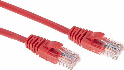 REXANT 02-0293-05 Патч-корд U/UTP, CAT 6, RJ45-RJ45, 26AWG, LSZH, красный, 0,5м REXANT