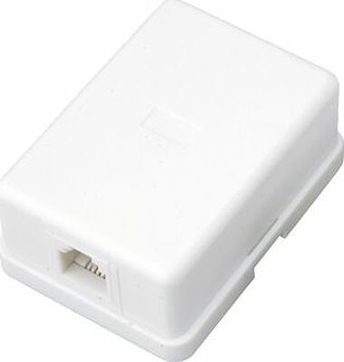 REXANT 03-0001 Розетка телефонная внешняя, 1 порт UTP RJ-14 (6P4C), CAT 3 REXANT 