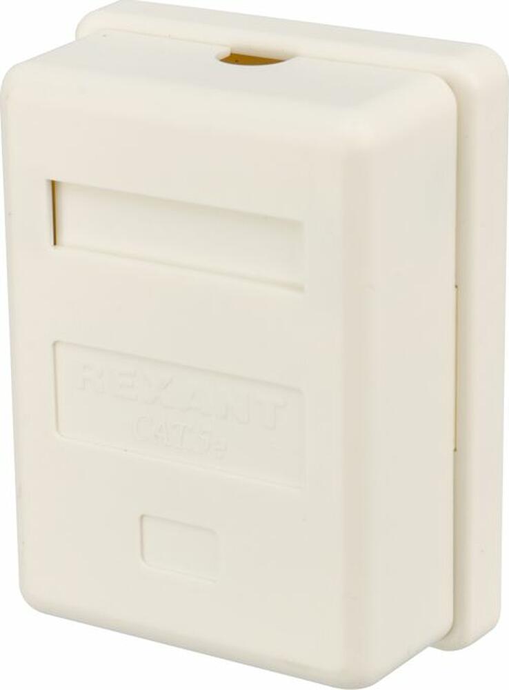 REXANT 03-0121 Рoзетка компьютерная внешняя 1-порт, UTP RJ-45 (8P8C), CAT 5e REXANT