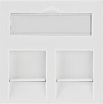 REXANT 03-0262 Вставка Mosaic 45x45, на 2 порта со шторкой 