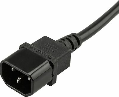 REXANT 04-0305-1 Блок распределения питания для 19 quot; шкафов, горизонтальный, 9 розеток СЕЕ 7/4, 10A, без выкл, алюм корп, шнур 2м, вилка C14 REXANT