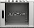 REXANT 04-0966-111 Настенный шкаф 19 quot; 9U 600×600×501 (ШxГxВ), дверь стекло, металлическая задняя стенка, боковые съемные стенки, RAL 7035 REXANT REXANT 04-0966-111 Настенный шкаф 19 quot; 9U 600×600×501 (ШxГxВ), дверь стекло, металлическая задняя стенка, боковые съемные стенки, RAL 7035 REXANT