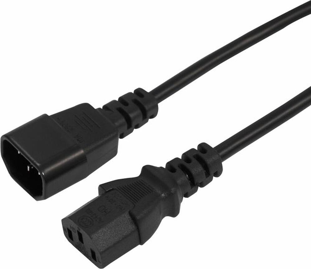 REXANT 04-2722 Шнур сетевой IEC 320 C13 – IEC 320 C14 3x0,75мм², 6А, длина 1,2м REXANT