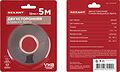 REXANT 09-6047 Лента клейкая двухсторонняя черная, на VHB акриловой основе, 12 мм х 5 м REXANT REXANT 09-6047 Лента клейкая двухсторонняя черная, на VHB акриловой основе, 12 мм х 5 м REXANT