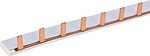 REXANT 11-2252 Шина соединительная типа PIN (12 штырей) 1Р 100 А (22см) REXANT