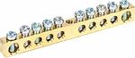 REXANT 11-2359 Шина PEN «земля-ноль» 6х9мм 10/1 (10 групп/крепеж по центру) REXANT
