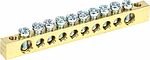 REXANT 11-2367 Шина PEN «земля-ноль» 6х9мм 10/2 (10 групп/крепеж по краям) REXANT